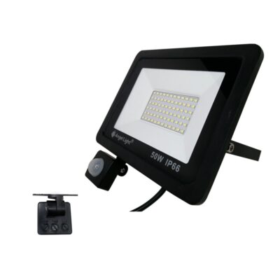 LAMPARA LED C/SENSOR 110V 50W 20.5X16X3CM 4500LUM