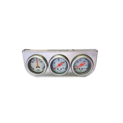 MEDIDOR TRIPLE A114-001 GRIS/CROMO