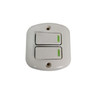 INTERRUPTOR DOBLE SOBREPONER