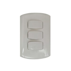 INTERRUPTOR TRIPLE TROEN INCRUSTAR BEIGE 10A/127V