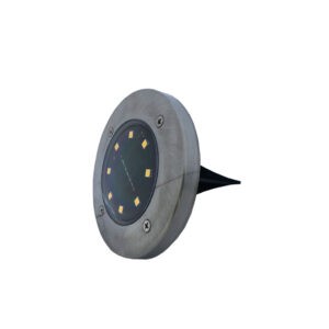 LAMPARA C/FOTOCELDA P/JARDIN 8 LED TROEN