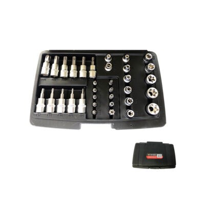 SOCKETS DE PUNTAS TORX 34 PCS A145-9ST034