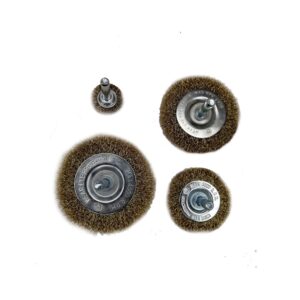 CEPILLOS DE ALAMBRE EN DISCO 1, 2, 21/2, 3 PLG 4 PCS