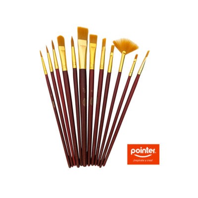 PINCELES ARTISTICOS 12 PCS  AB412-6