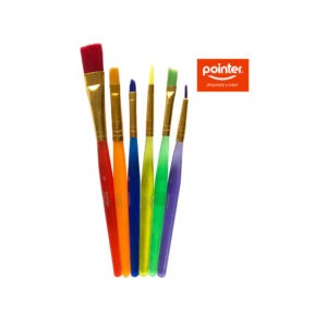 PINCELES SURTIDOS JUEGO 6 PCS AB-H4 PLASTICOS