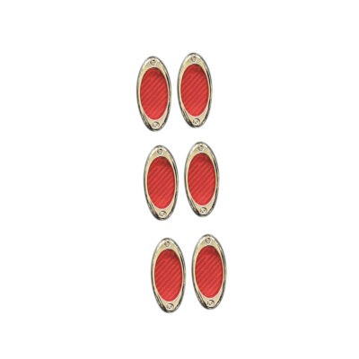 ENTRADA DE AIRE ROJO 6PCS