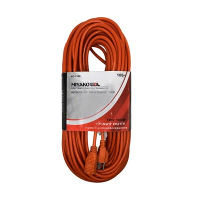 EXTENSION ELECTRICA NARAJA 100 PIES MIYAKO