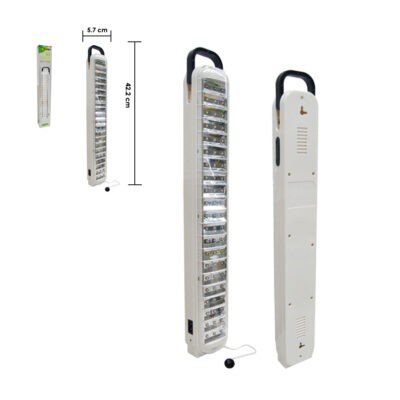 LAMPARA DE EMERGENCIA  60 LED 42X6CM RECARGABLE AC-1192