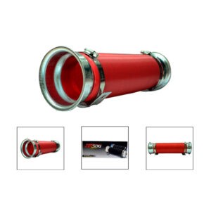 MANGUERA EXPANDIBLE ROJO Y CROMO AI-03RD