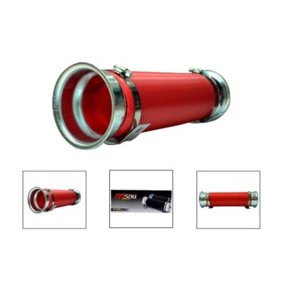 MANGUERA EXPANDIBLE ROJO Y CROMO AI-03RD