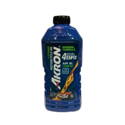 ACEITE AKRON 4 TIEMPOS 20W-50 SAE 1 QUARTER 946 ML