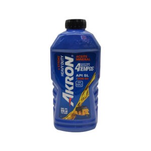 ACEITE AKRON MINERAL 4 TIEMPOS 25W-360  APISL 946 ML 1 QUARTER