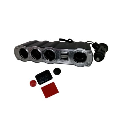 SOCKET ELECTRICO 4 SOCKET + 2 USB