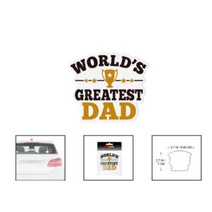 STICKER  WORLD,S GRETER DAD