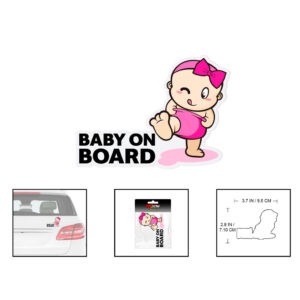 STICKER BABY ON BOARD NIÑA AS-34