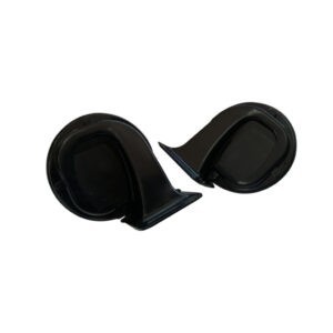 BOCINA P/CARRO CARACOL PAR 12V NEGRA AS006