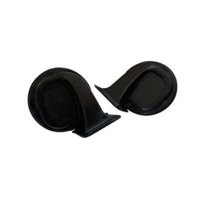 BOCINA P/CARRO CARACOL PAR 12V NEGRA AS006