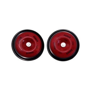 BOCINA P/ CARRO 9CM DISCO 2 PCS 12V ROJA AS024