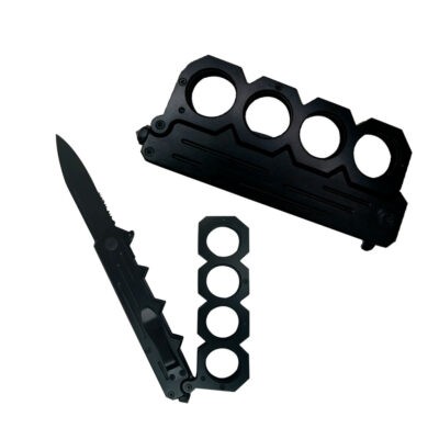 NAVAJA C/MANOPLA 22 CM NEGRA B-008B