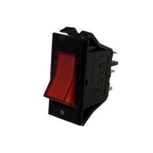 SWITCH C/LUZ SEE SAW 15 AMP 125V ROJO NOMORE