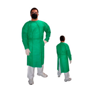 BATA DE  PROTECCION POLIPROPILENO VERDE
