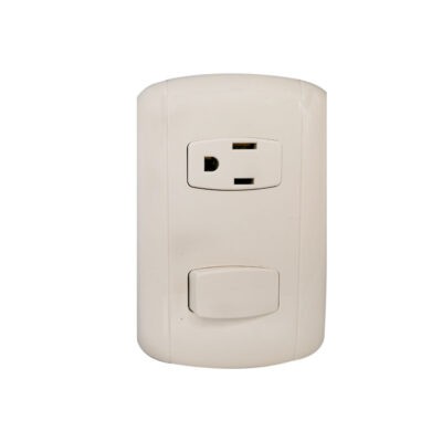 TOMA POLARIZADO E INTERRUPTOR BK-1092