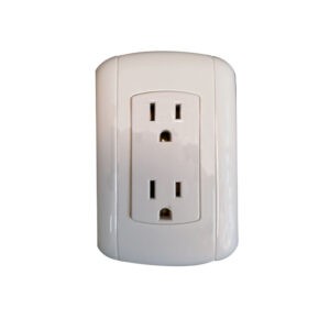TOMACORRIENTE DOBLE INCRUSTRAR POLARIZADO BEIGE