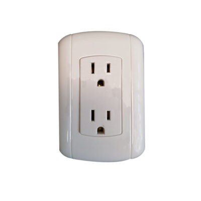 TOMACORRIENTE DOBLE INCRUSTRAR POLARIZADO BEIGE