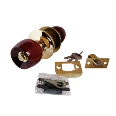 CHAPA DE BOLA  IMITACION MADERA OBSCURA