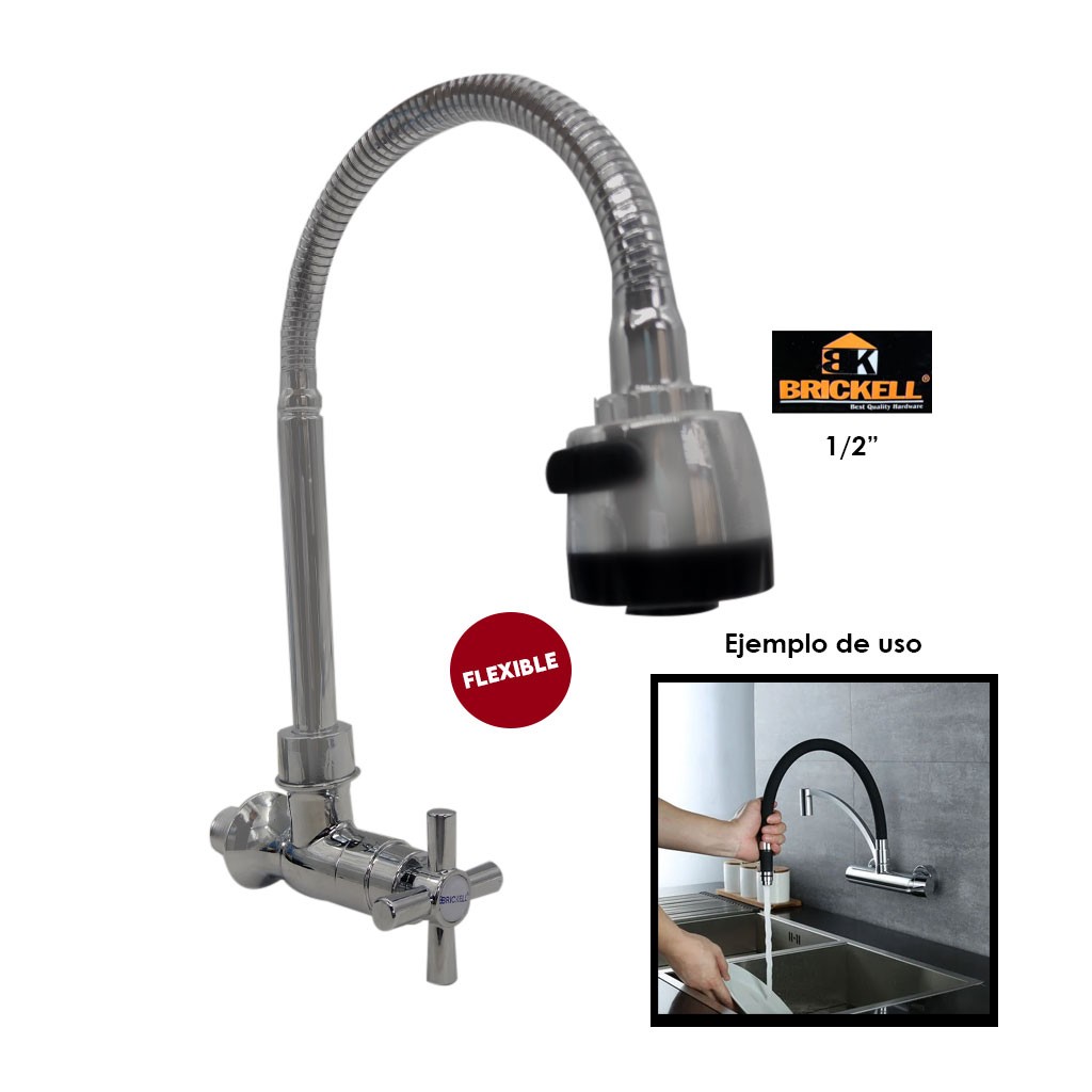 Mezcladora flexible para lavaplatos