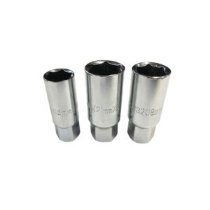 SOCKETS P/CANDELA 3 PCS 3/8 PLG 16 18 21MM