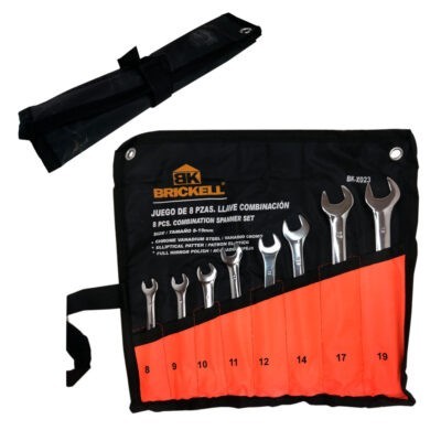 LLAVES DE COLA Y CORONA 8 PCS 8-19MM C/ESTUCHE TELA