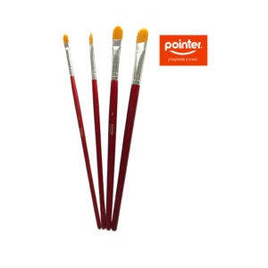 PINCELES ARTISTICOS POINTER 4 PCS BK0837 MADERA