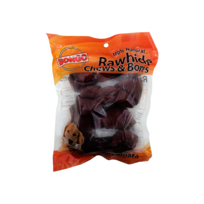 JUGUETE DE CARNAZA HUESO 5-6 PLG 4 PZ CARNE