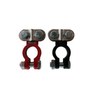 TERMINAL P/BATERIA 2 PCS NEGRO/ROJO GC-8012