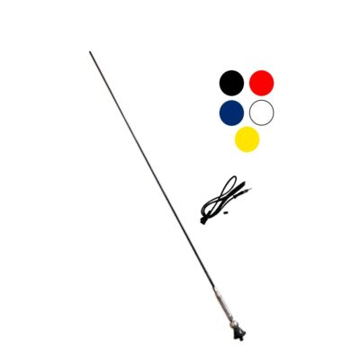 ANTENA P/CARRO FIBRA VIDRIO 2.06 MT RED