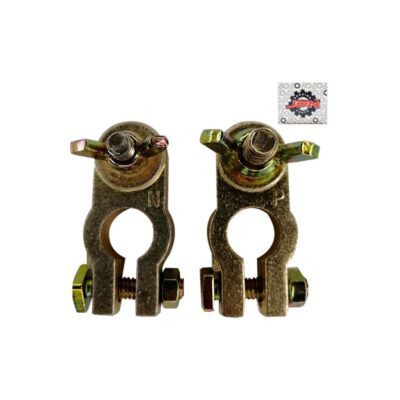 TERMINAL P/BATERIA 2 PCS ZINC CUBIERTA COBRE 110 GRS
