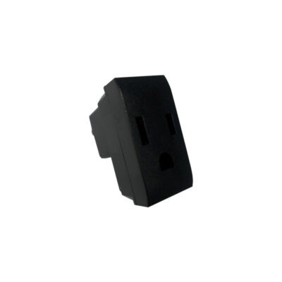 DADO TOMACORRIENTE POLARIZADO NEGRO PREM