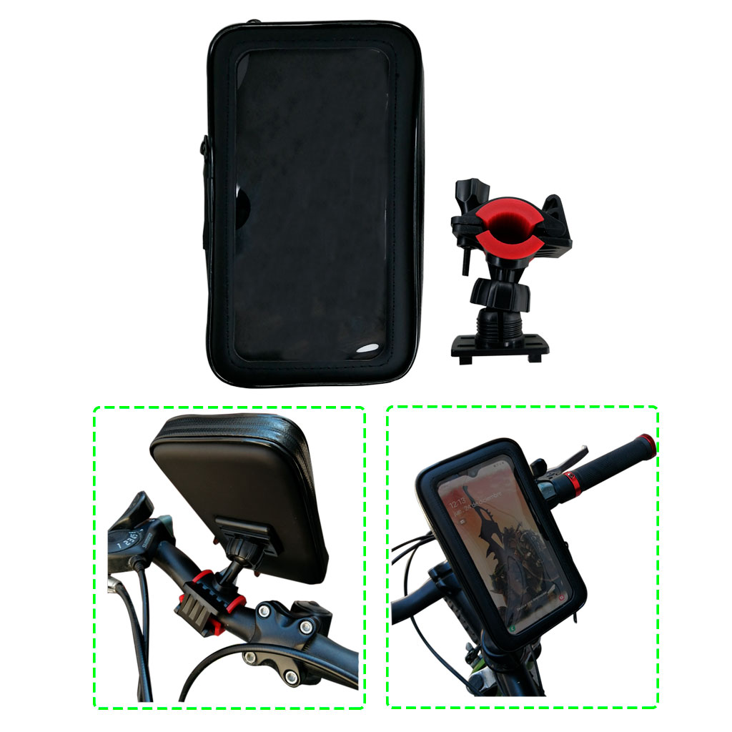 PORTACELULAR P/MOTO RESISTENTE AL AGUA 17X9.5CM BYZ0899