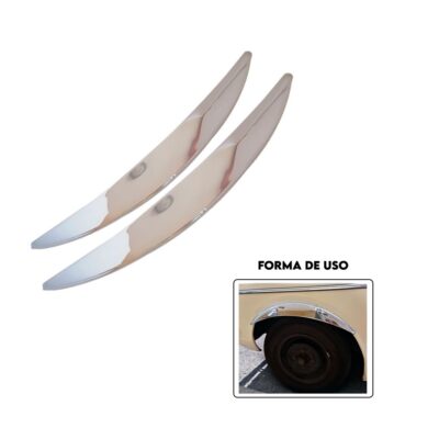 MOLDURA P/LODERA CROMADO 2 PCS C3CX003