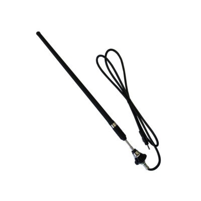 ANTENA BASE CROMADA COLA RATON CA-16CH 41CM