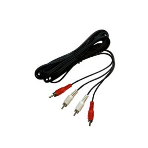 CABLE P/AUDIO 2 RCA A 2  RCA PLUG 11 PIES