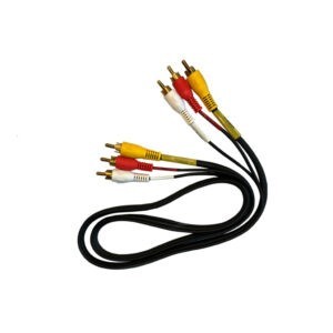 CABLE P/AUDIO 3 RCA A 3 RCA GOLD 3 PIES CG118