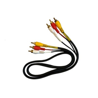 CABLE P/AUDIO 3 RCA A 3 RCA GOLD 3 PIES CG118