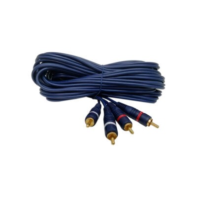 CABLE P/AUDIO GOLD 2 RCA TO 2 RCA 25 PIE