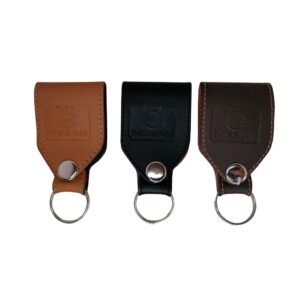 LLAVERO AL CINCHO CUERO NISSAN BEIGE CAFE NEGRO