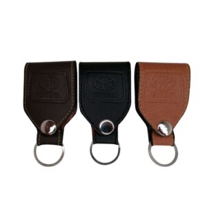 LLAVERO AL CINCHO CUERO TOYOTA BEIGE CAFE NEGRO