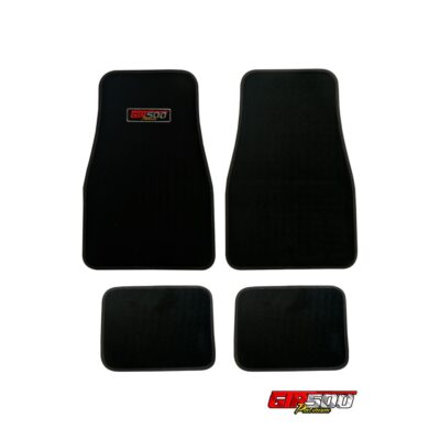 ALFOMBRA P/CARRO 4 PCS GRIS AFELPADA