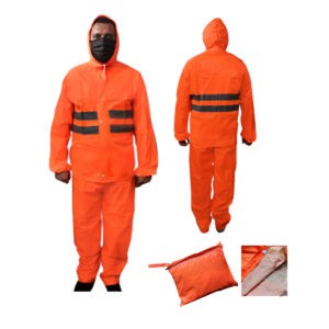 TRAJE P/MOTORISTA NARANJA C/REFLECTIVO XL