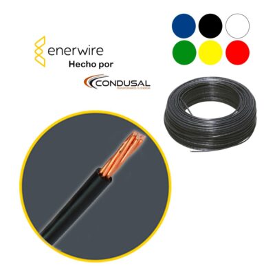 CABLE THHN CCA 10 BLANCO 100 METROS